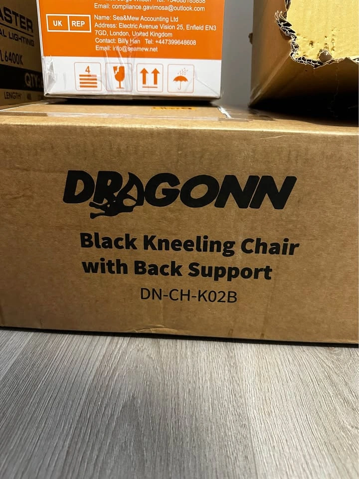 NEW Dragonn Black Kneeling Chair with Back support - photo 5