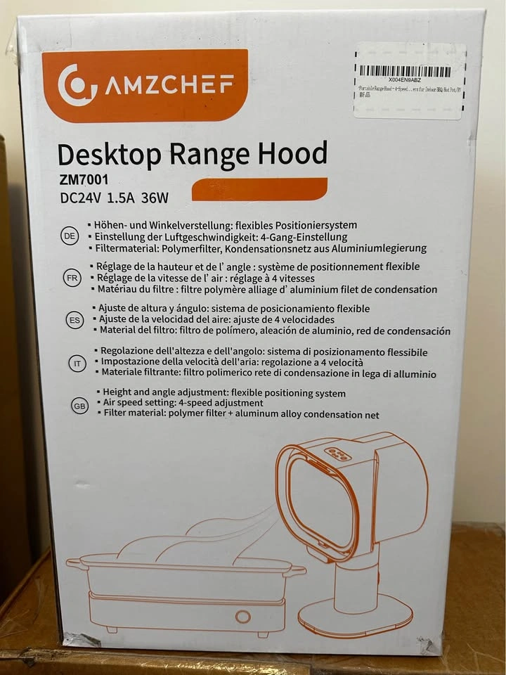 Amzchef portable range hood for indoor BBQ and Hotpot - photo 3