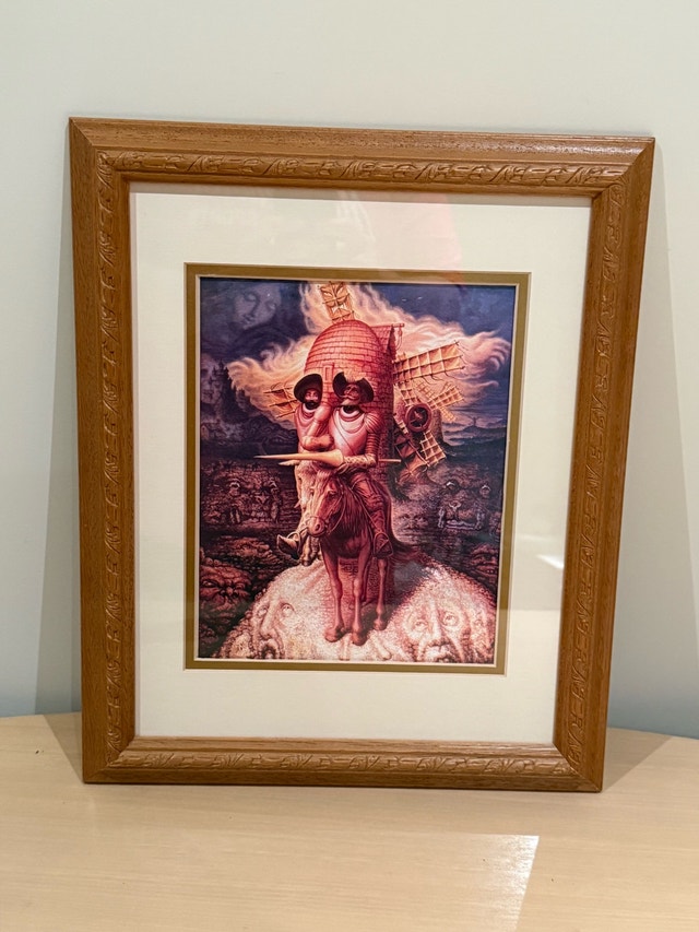 Octavio Ocampo 'Don Quixote' Framed Art Print