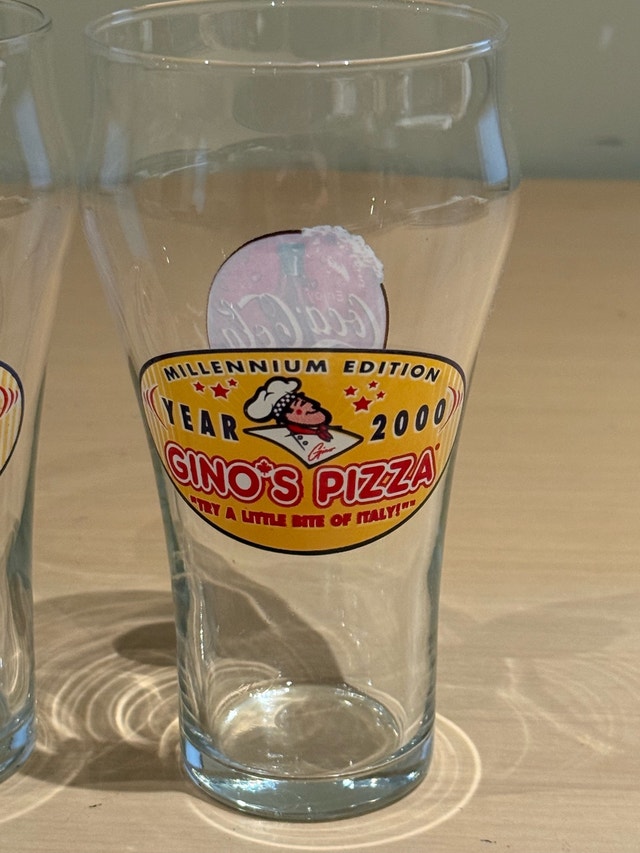 Coca-Cola Gino's Pizza Millennium Edition Glasses - photo 5