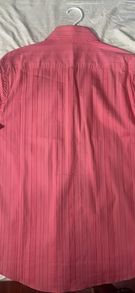America Pink Pleated Button Up Shirt - photo 4