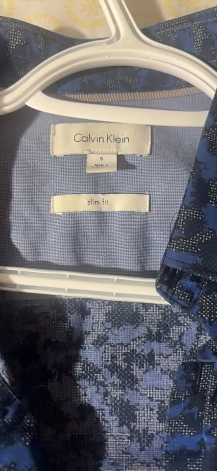 Calvin Klein Slim Fit Long Sleeve Button Up Shirt - photo 2