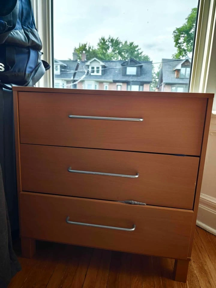 IKEA Boksta 3-Drawer Chest / Dresser - photo 3