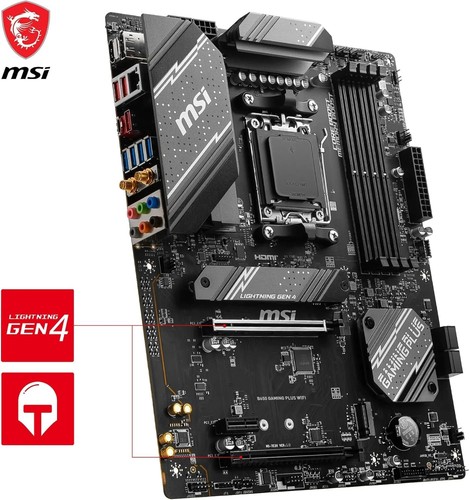 MSI B650 Gaming Plus WiFi Motherboard AMD B650 Socket AM5 ATX - photo 2