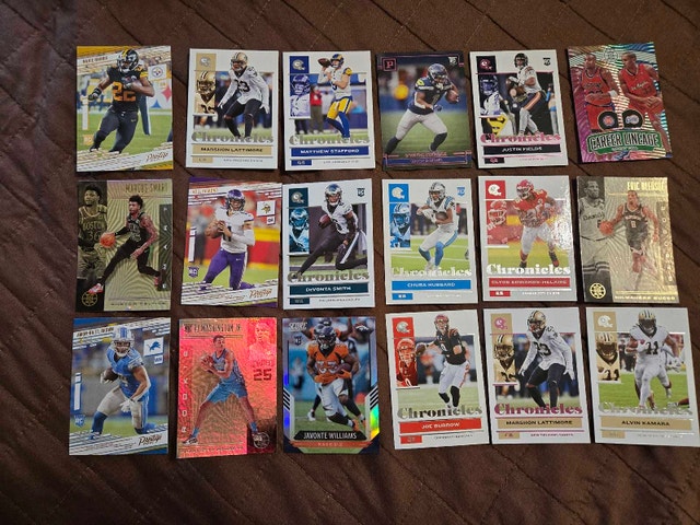 Panini cards 2019 2020 2021, lot of 77 cards