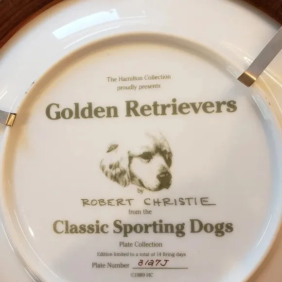 Hamilton Collection Plates: Cats & Golden Retrievers image indicator(3)