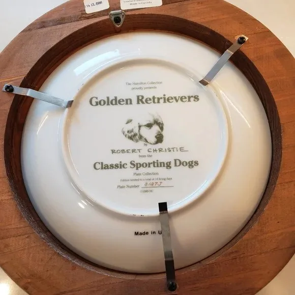 Hamilton Collection Plates: Cats & Golden Retrievers image indicator(4)