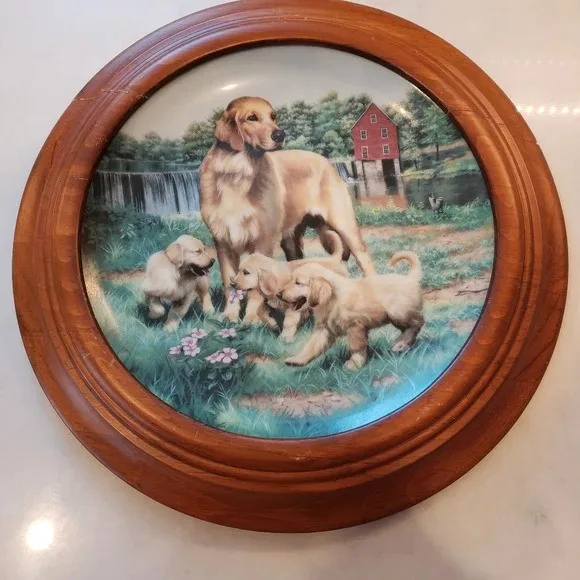 Hamilton Collection Plates: Cats & Golden Retrievers image indicator(8)