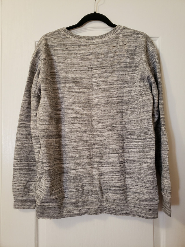 Grey PINK brand long sleeve top size small - photo 4