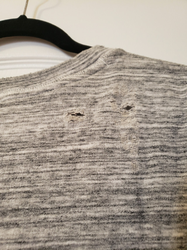 Grey PINK brand long sleeve top size small - photo 5