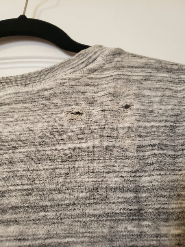 Grey PINK brand long sleeve top size small image indicator(5)