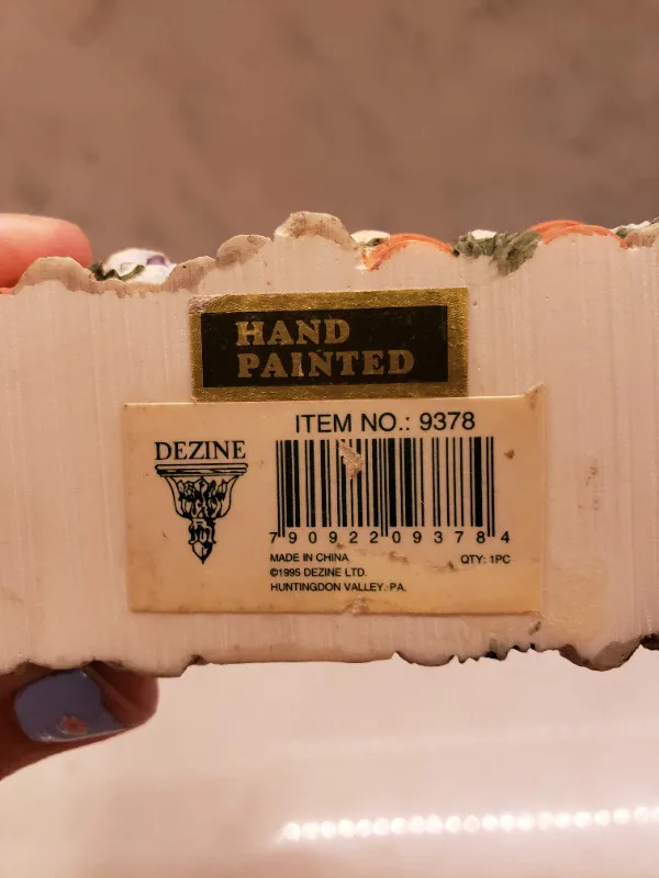 1995 Deziness Flower Garden Bench Jewelry Box image indicator(6)