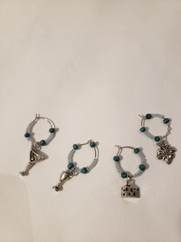 Wine glass charms