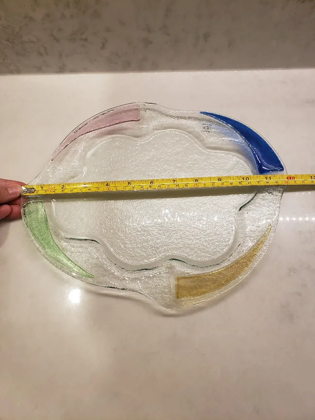 Murano glass plate, made in Italy image indicator(2)