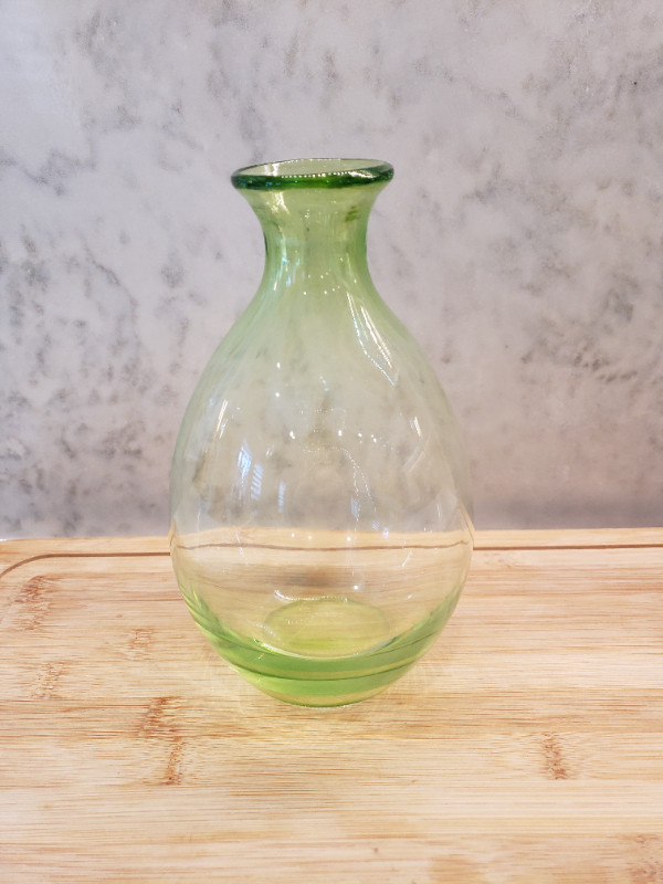 Green Glass Vase