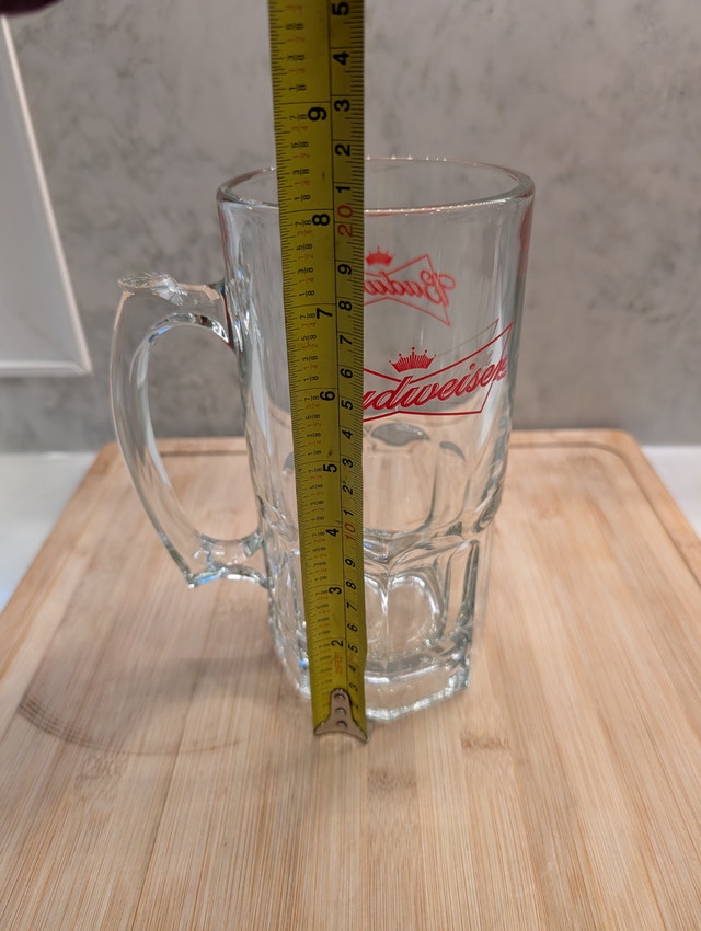 Budweiser Glass Beer Stein - photo 5