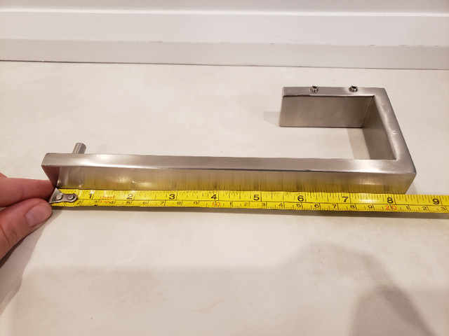 Brand New Bathroom Hardware Towel Bar Brushed Nickel - photo 3