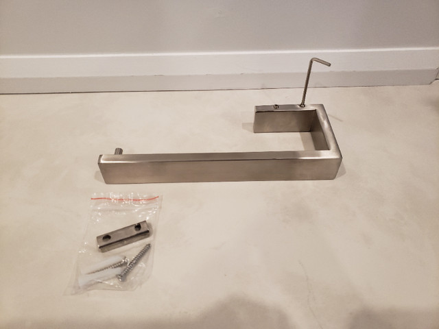 Brand New Bathroom Hardware Towel Bar Brushed Nickel - photo 5