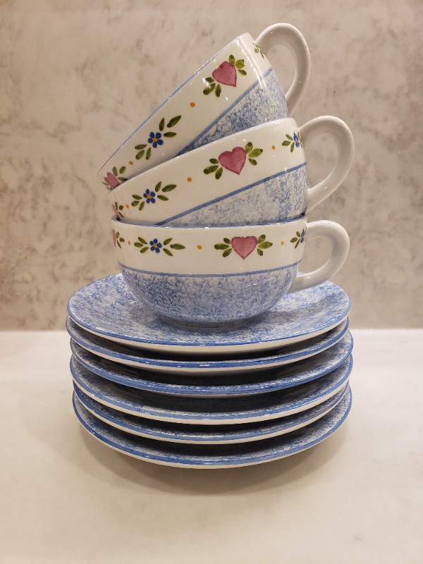 RB Bernarda Portugal Tea Cups and Saucers