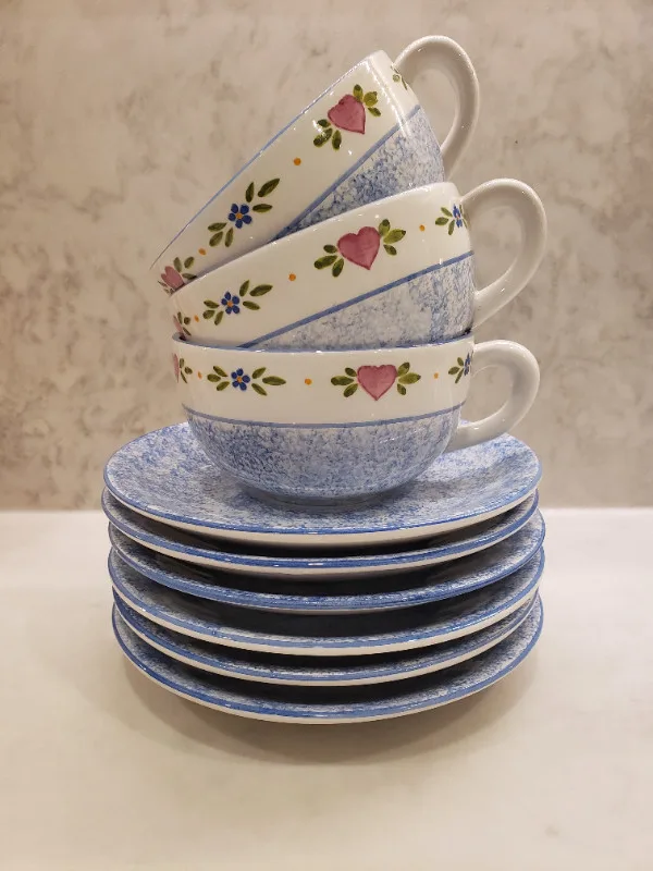 RB Bernarda Portugal Tea Cups and Saucers thumbnail