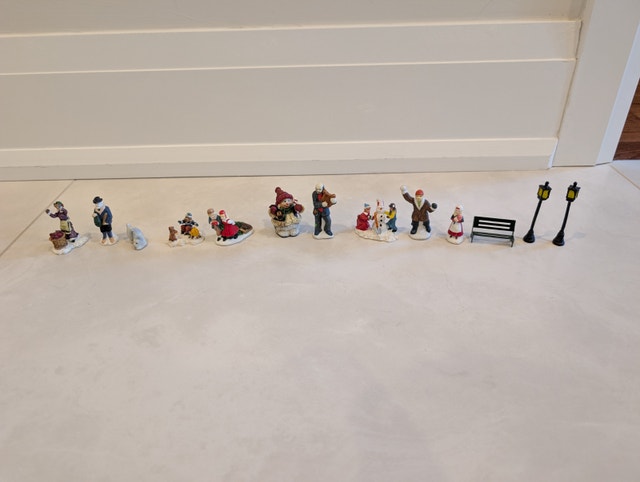 Christmas Village Characters and Accessories