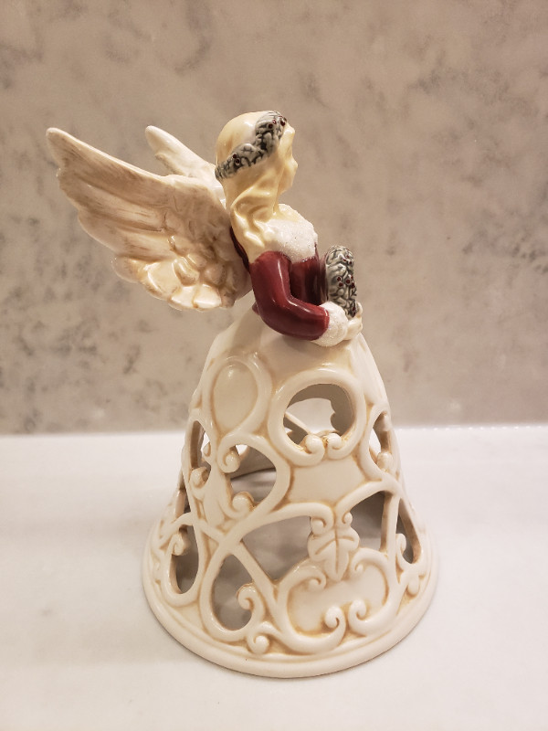 Christmas Angel with Wreath Luminary- Tea Light Cover - photo 5
