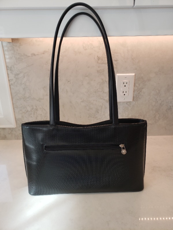 Classic Black Leather Long Strap Shoulder Bag - photo 4