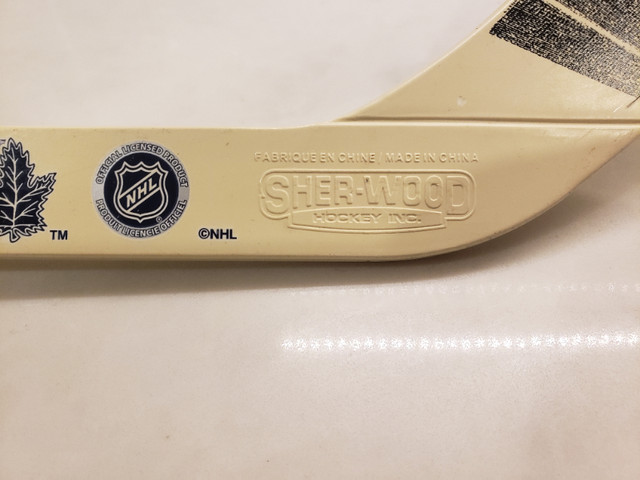 3 Toronto Maple Leafs Mini Hockey Sticks - photo 2