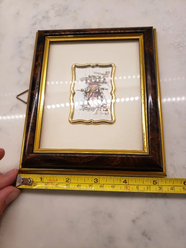 Vintage Art Decor CF Italy, Italy Streets, Made in Italy, Signed image indicator(8)