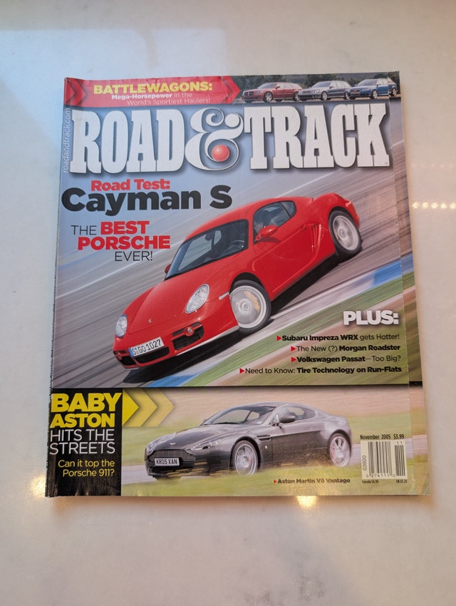 Road & Track: Best Porsche Ever! Nov 2005