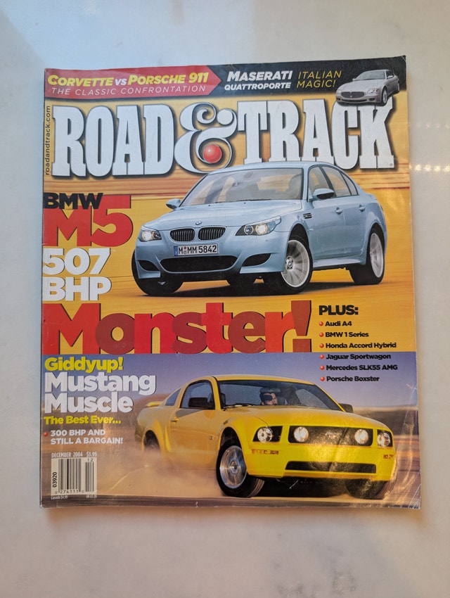 Road & Track BMW, M5 Magazine, December 2004