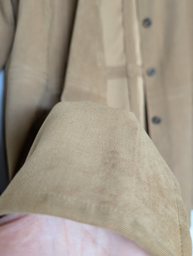 Penmans Beige/Tan Button Up Top, Perfect Fall Colour. Unisex - photo 4