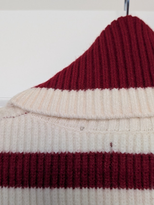Mango Striped Turtleneck Sweater XS - photo 3