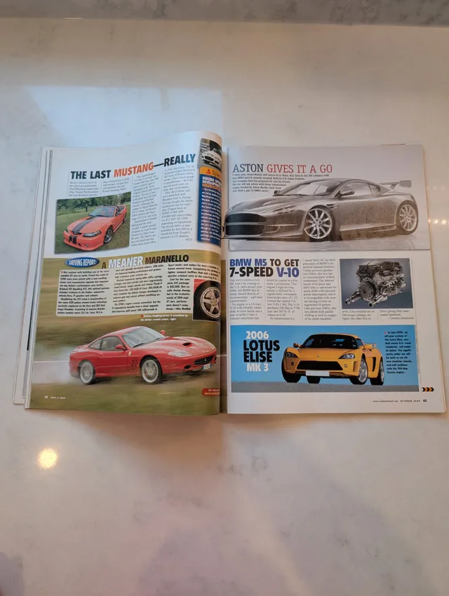 Road & Track 2005 New Cars October 2004 image indicator(4)