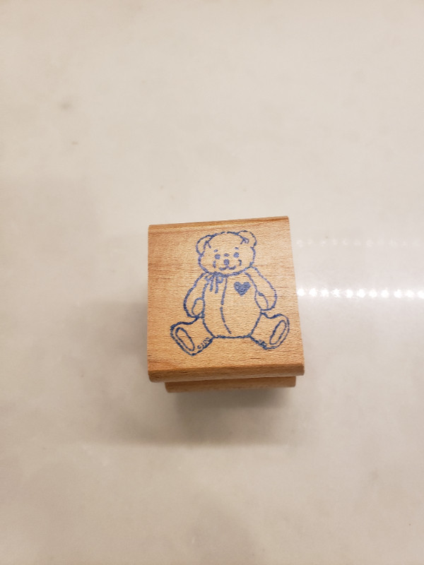 INKADINKADO Vintage Teddy Bear Stamp #899