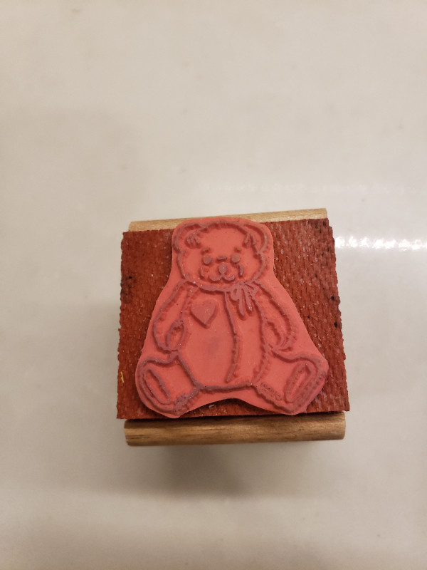 INKADINKADO Vintage Teddy Bear Stamp #899 - photo 3