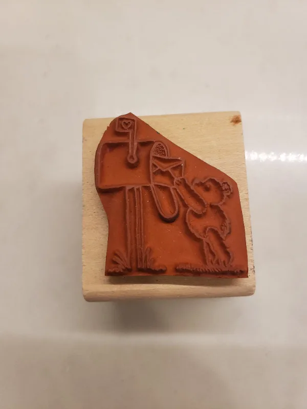 All Night Media 1985 Teddy Bear Mailing Envelope Stamp 107D image indicator(3)