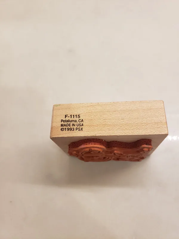 PSX Rubber Stamp Botanical Floral Letter P Alphabet image indicator(2)