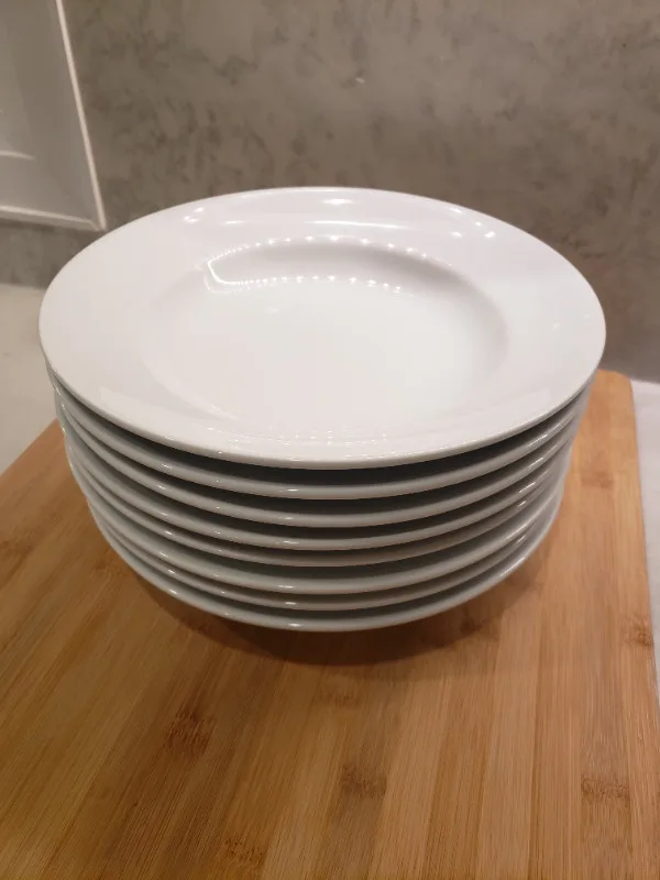 8 Caban Large White Serving Dining Bowls thumbnail