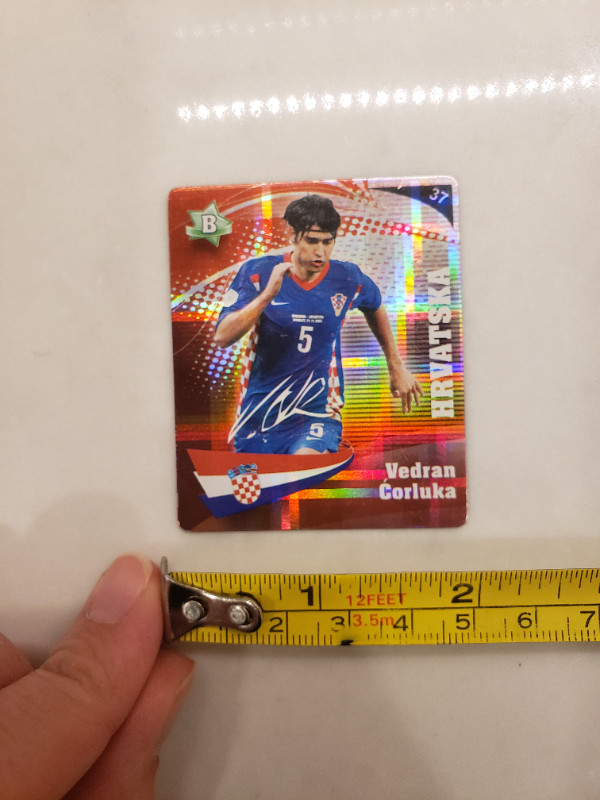 Vedran Corluka Croatian Soccer Card 2008 - photo 2