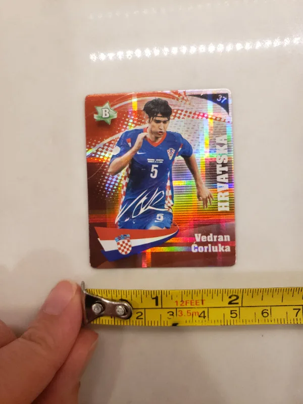 Vedran Corluka Croatian Soccer Card 2008 image indicator(2)