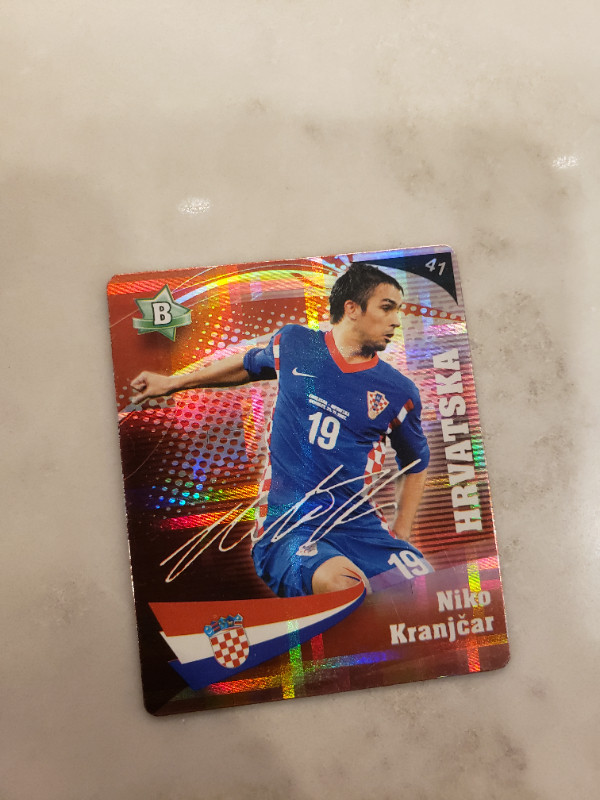 Niko Kranjcar Croatian Soccer Trading Card 2008