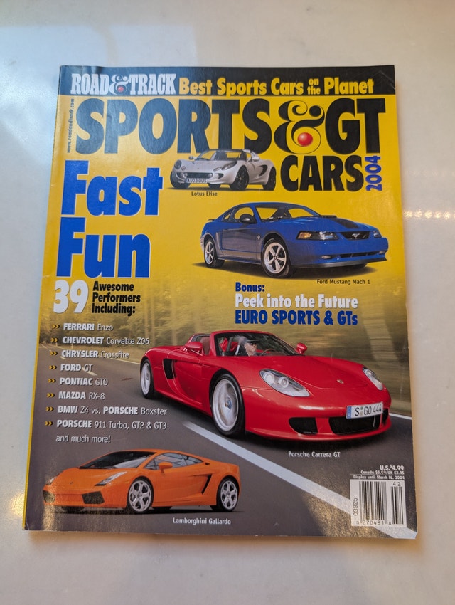 Road & Track Sports & GT Cars 2004 Fast Fun Magazine