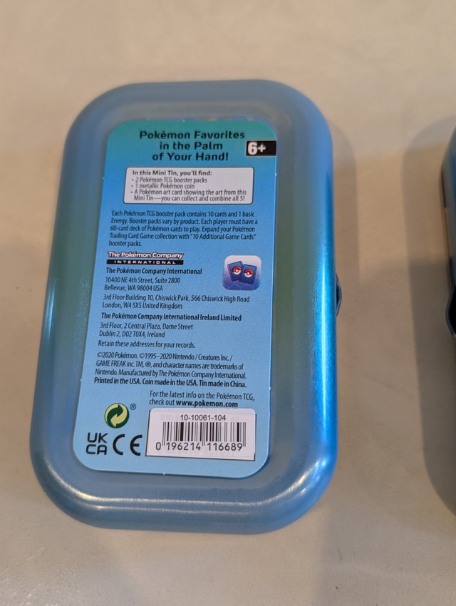 Pokemon TCG- Mini tins only. Designed to take your fav - photo 4