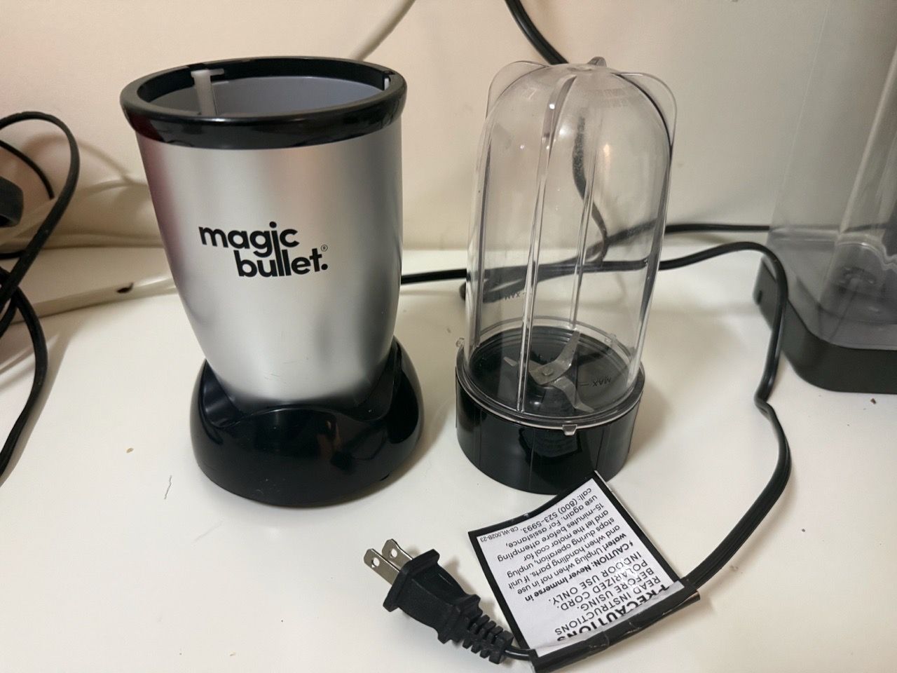 Magic Bullet Blender 250W (Model MB1001) - Tested & Works Great - photo 3