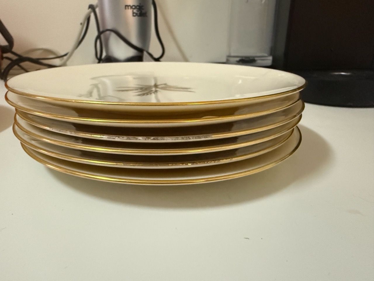 Lenox Wheat Gold Trim 8" Salad / Dessert Plates (Set of 6) - photo 5