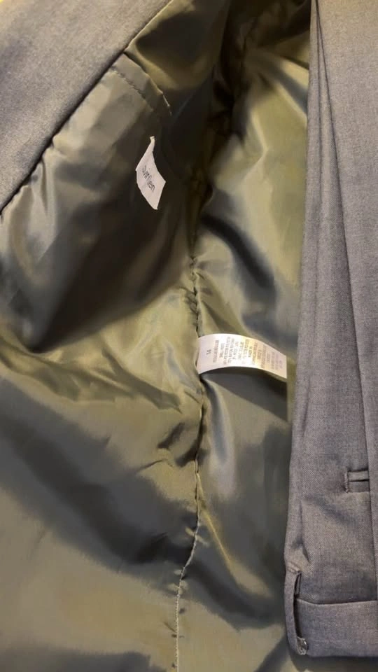NWT Calvin Klein Boys Formal 2-Piece Suit Set – Dark Grey - photo 4