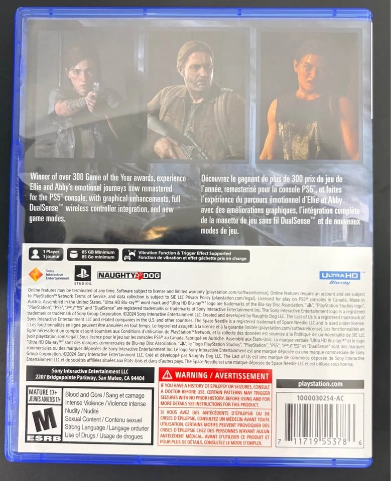 The Last of Us Part II Remastered - PlayStation 5 - photo 2