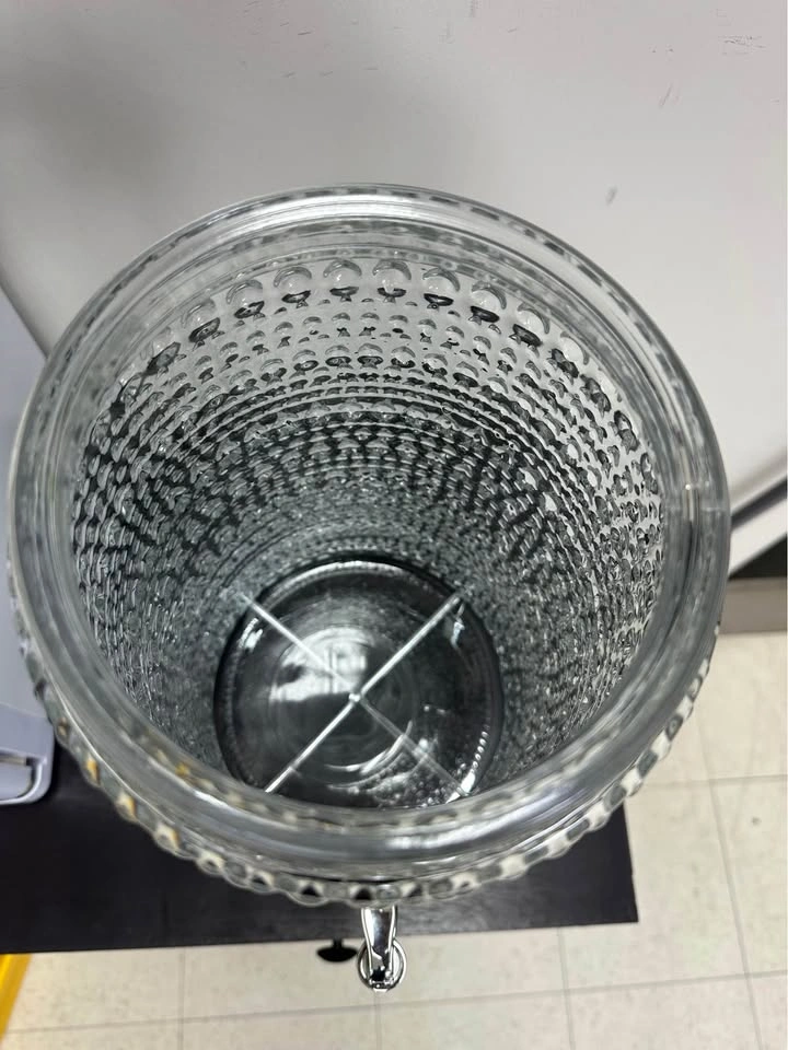 Halo Embossed Glass Cold Beverage Dispenser - photo 5