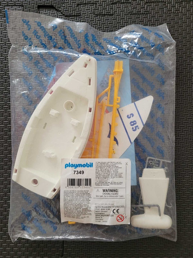 Vintage Playmobil 7349 Sailboat, Factory Sealed, RARE